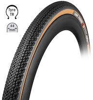 Plášť TUFO Gravel THUNDERO HD 700x44C, bezduš., črn-béž