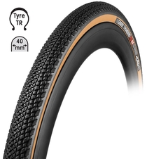 Plášť TUFO Gravel THUNDERO HD 700x40C, bezduš., črn/béž
