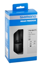 Náboj zadní Shimano FHM475 černý, 6 děr 32d