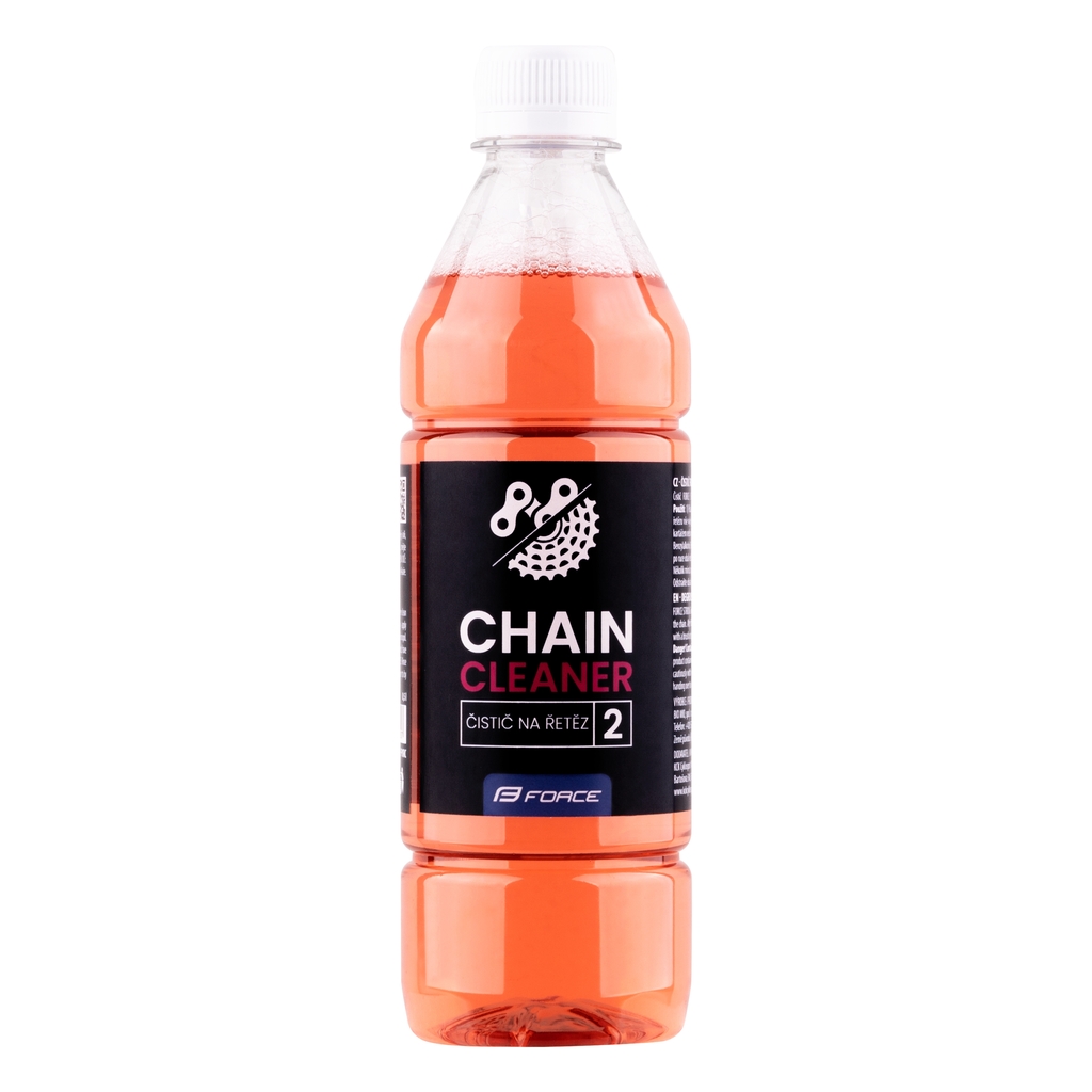 Čistič Force STRONG na řetězy 0,5 l, láhev růžový