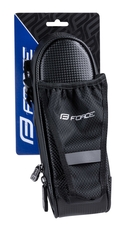Brašna pod sedlo Force FUSE+pouzdro láhve, černá