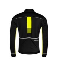 Bunda Force FROST KID softshell, černo-fluo