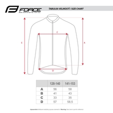 Bunda Force FROST KID softshell, černo-fluo