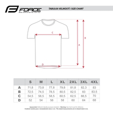 Dres Force MTB MOVE krátký rukáv, černý