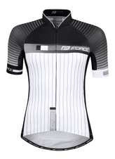 Dres Force DASH LADY,krátký rukáv, černo-bílý