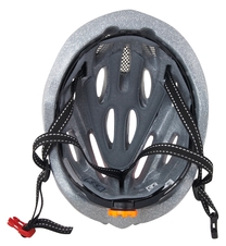 Přilba FORCE HAL, černo-oranžovo-bílá