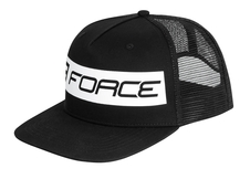Kšiltovka Force TRUCKER STRAP, černo-bílá