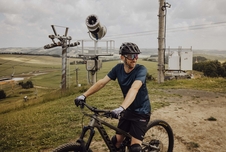 Dres Force MTB MOUNT krátký rukáv, tm. Modrý