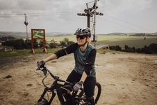 Dres Force MTB MOVE krátký rukáv, tm. Zelený
