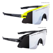 Brýle Force AMBIENT 1x černé+1x fluo, černé sklo SADA