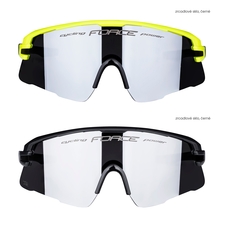 Brýle Force AMBIENT 1x černé+1x fluo, černé sklo SADA