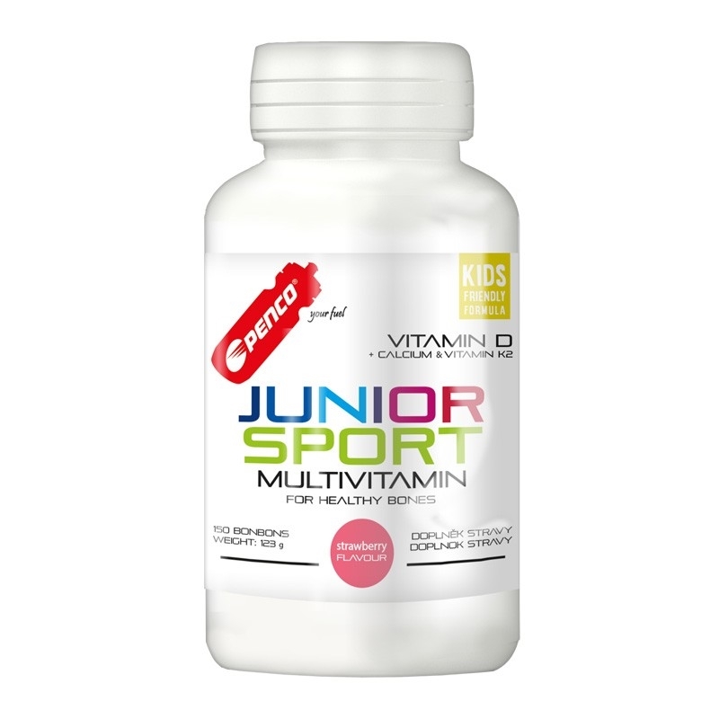 Penco Junior Sport Multivitamin, 150 bonbonů jahoda