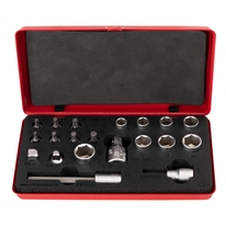 Sada nástrčných klíčů a bitů UNIOR 19ks