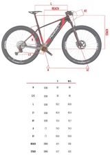 Horské kolo 29 Wilier 101XHY XT 1x12+SID+966H black red