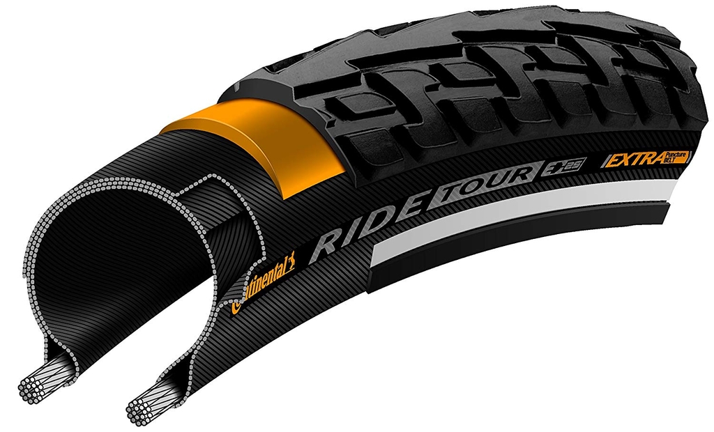 Plášť Continental Ride Tour Reflex drát - 24x1.75