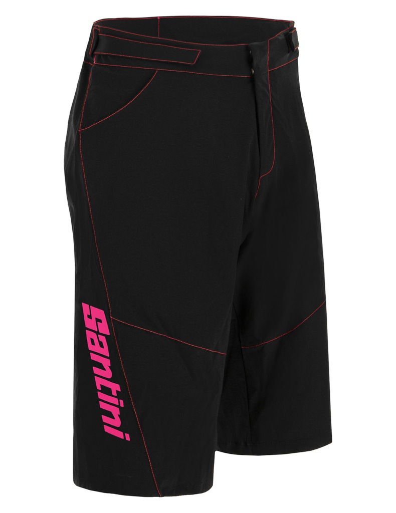 Dámské kraťasy SANTINI Selva Black-pink