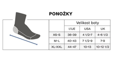 Ponožky SANTINI Wool Fluo Orange