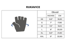 Rukavice SANTINI Brisk Bianco
