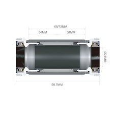 Osa středová Prowheel BB73