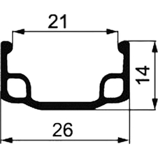 Ráfek 540x21 RMX N 36děr