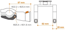 Brašna na řidítka Sport Arsenal 509E QUICK FIX pro elektrokola