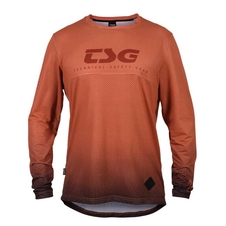 Dres TSG Grip jersey dlouhý rukáv Desert red 
