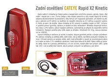 Světlo zadní Cateye TL-LD710K Rapid X2 Kinetic