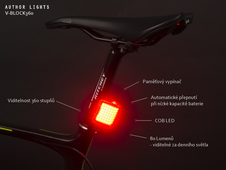 Světlo zad. Author V-Block360 USB CobLed 80lm