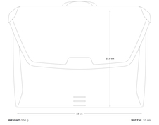 Brašna Apidura City Messenger 13