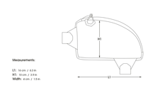 Brašna Apidura Expedition top tube pack (0,5l)