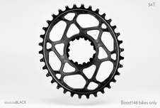 Převodník Absoluteblack SRAM OVAL 34T černá 3mm offset (BOOST)