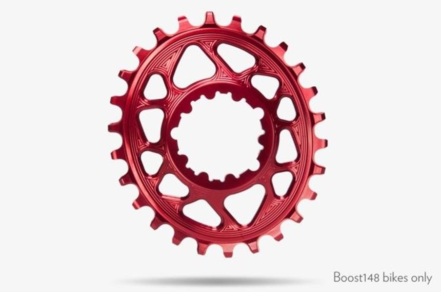 Převodník Absoluteblack SRAM OVAL 30T červená 3mm offset (BOOST)