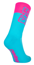 Ponožky Pells Razzer Cyan/Pink