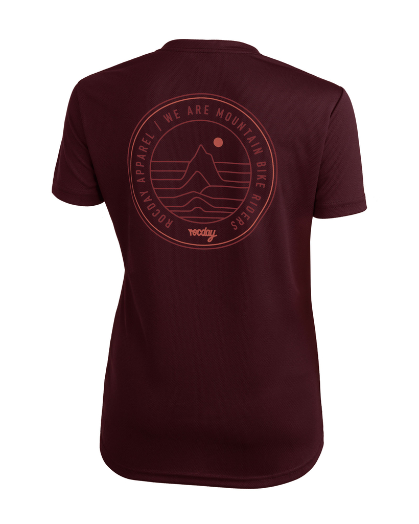 Dámský dres ROCDAY Woody Burgundy