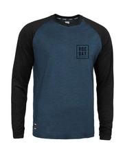 Dres s dlouhým rukávem  ROCDAY Stage Black/Blue