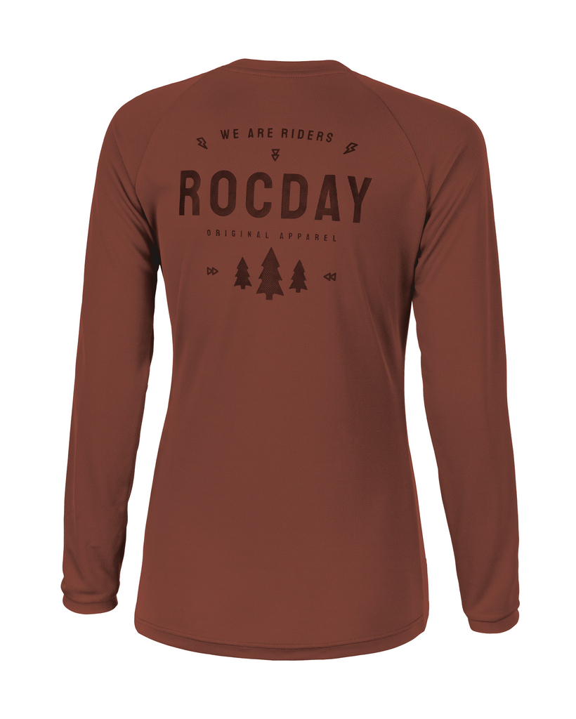 Dámský dres s dlouhým rukávem ROCDAY Patrol WMN Red