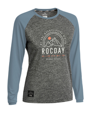 Dámský dres s dlouhým rukávem ROCDAY Camber Melange/Slate Gray