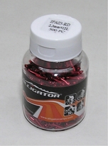 Koncovka lanka AL červená s osazením dóza 500ks