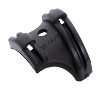 Smyk lanka pod střed 2 drážky černý