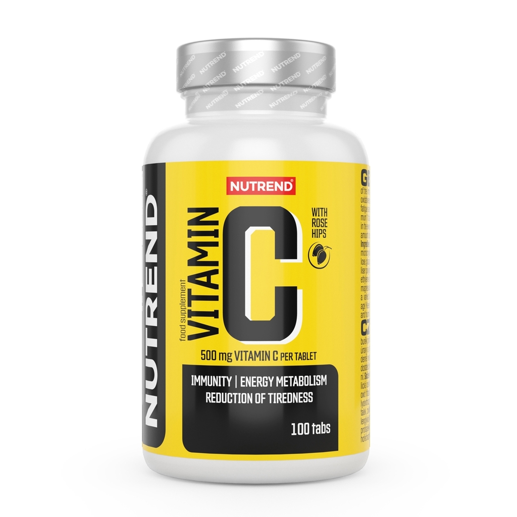 Nutrend VITAMÍN C se šípky, obsahuje 100 tablet