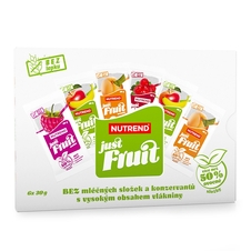 Tyčinky Nutrend JUST FRUIT, 6x30g mix příchutí