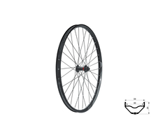 Zapletené kolo přední KLS VALOR DSC F, 28/29, black