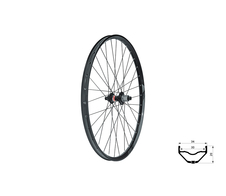 Zapletené kolo zadní KLS VALOR DSC R, 28/29, black