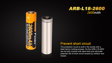 Baterie 18650 Fenix (Li-Ion) 2600mAh
