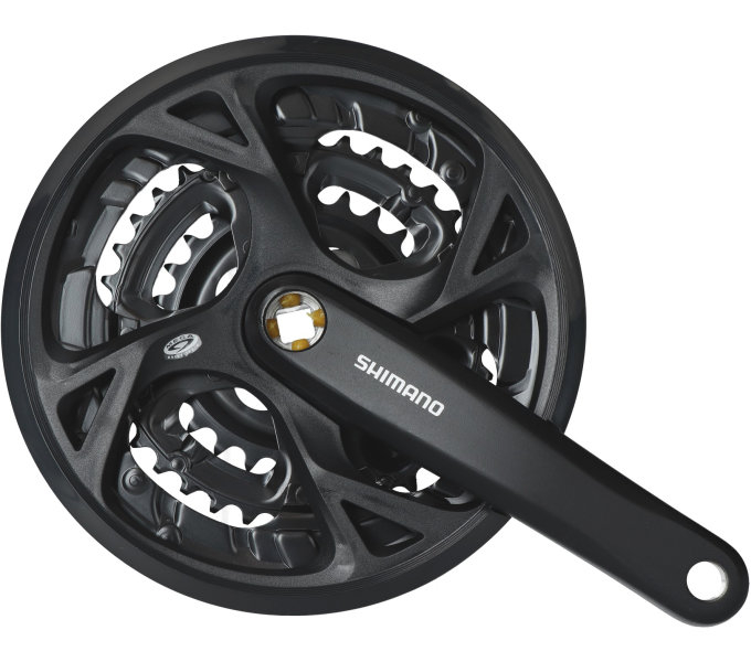 Kliky 3 Shimano FCM371 Acera 170/48-36-26+kryt černá