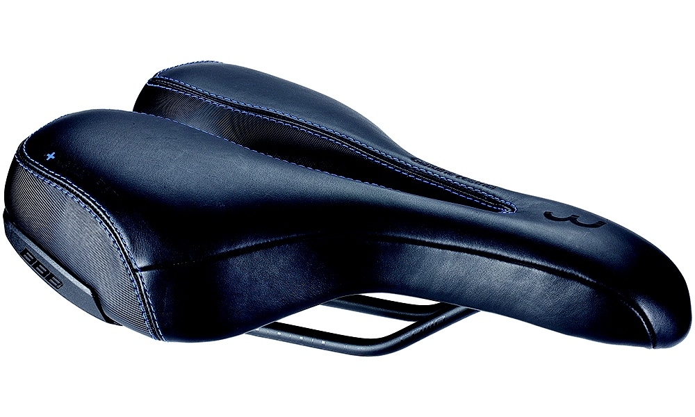 Sedlo BBB SportPlus Active Leather 170x265mm pánské