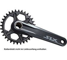 Kliky 1 Shimano SLX FC-M7100 0x12 175mm bez převodníku černé