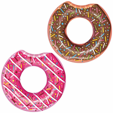 Kruh nafukovací Bestway 100cm donut - růžový