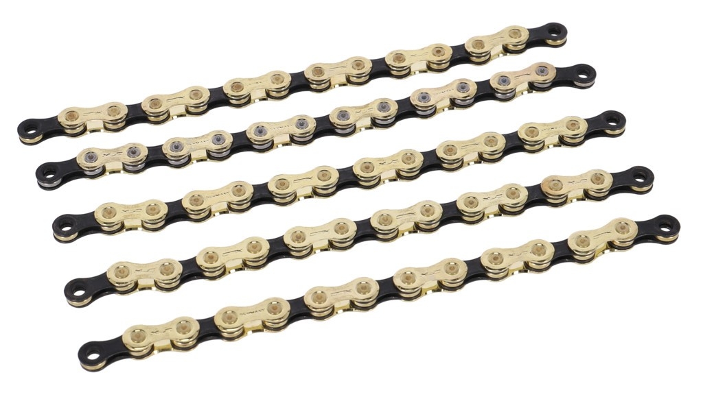 Řetěz XLC CC-C08 10k 114 článků zlato černý