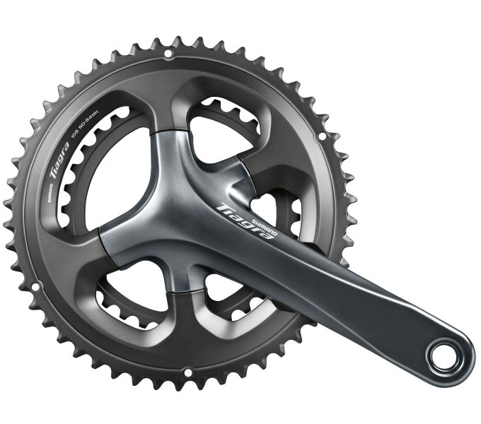 Kliky 2 Shimano Tiagra FC-4700 2x10 50/34z 165mm šedé